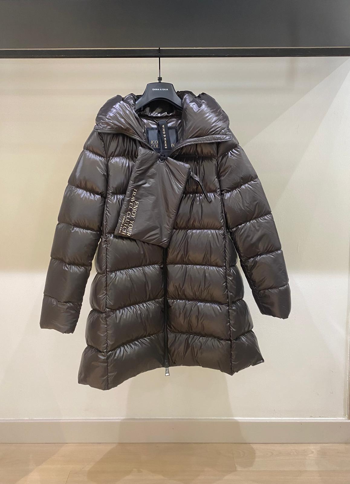 Abrigo plumífero pizarra Emma&Gaia