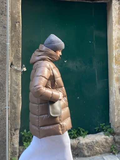 Abrigo plumífero avellana Emma&Gaia [1]