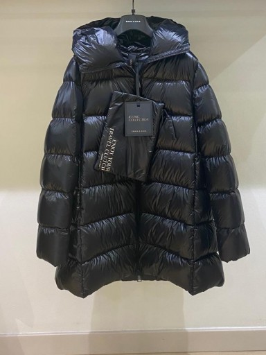 Abrigo plumífero negro Emma&Gaia