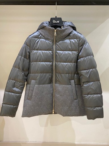 Abrigo Gus mix paño y acolchado gris [0]