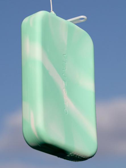 Cartera monedero Viajecito menta tie dye