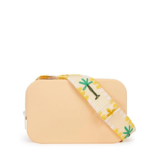 Bolso Viajecito vainilla correa bordada a mano [2]