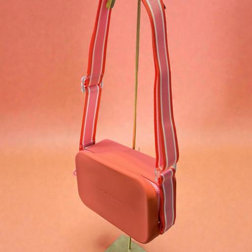 Bolso Viajecito rosa oscuro correa rosa [2]