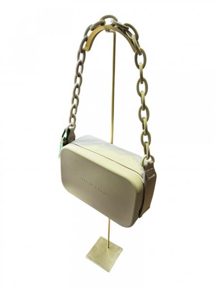 Bolso Viajecito topo correa doble eslabones y estampada