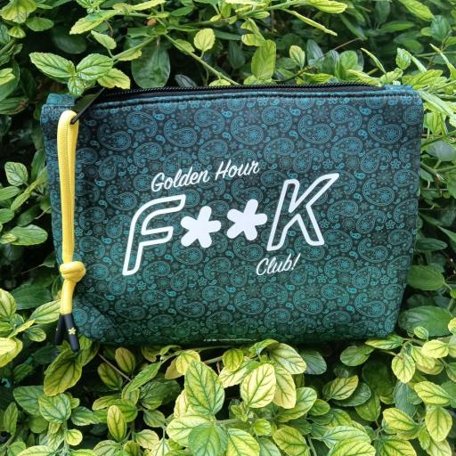 Neceser F**K paisley turquesa y verde