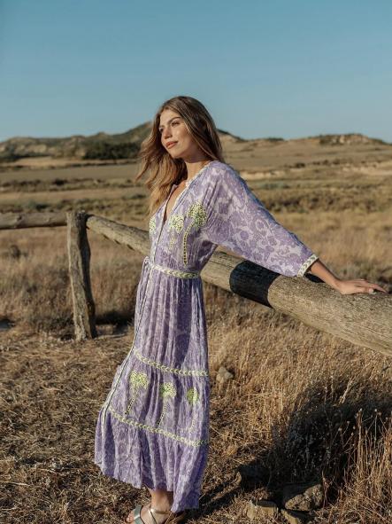 VESTIDO LARGO SAHARA PURPLE PITI CUITI [2]