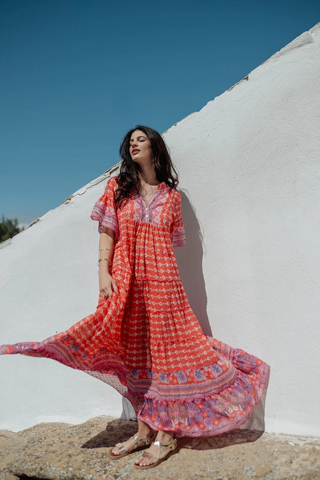 VESTIDO LARGO SABANA RED PITI CUITI