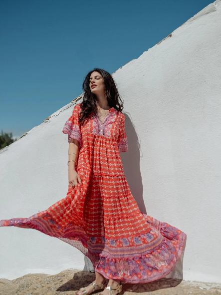 VESTIDO LARGO SABANA RED PITI CUITI