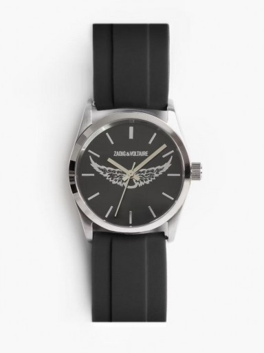 Reloj Zadig & Voltaire caucho alas negro [0]