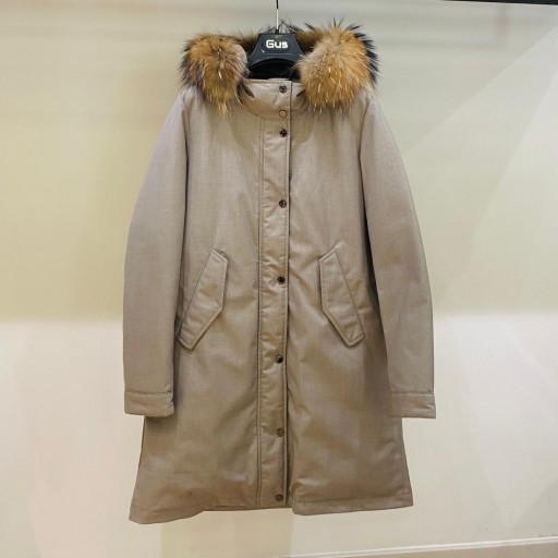 Abrigo Gus topo cuello natural [0]