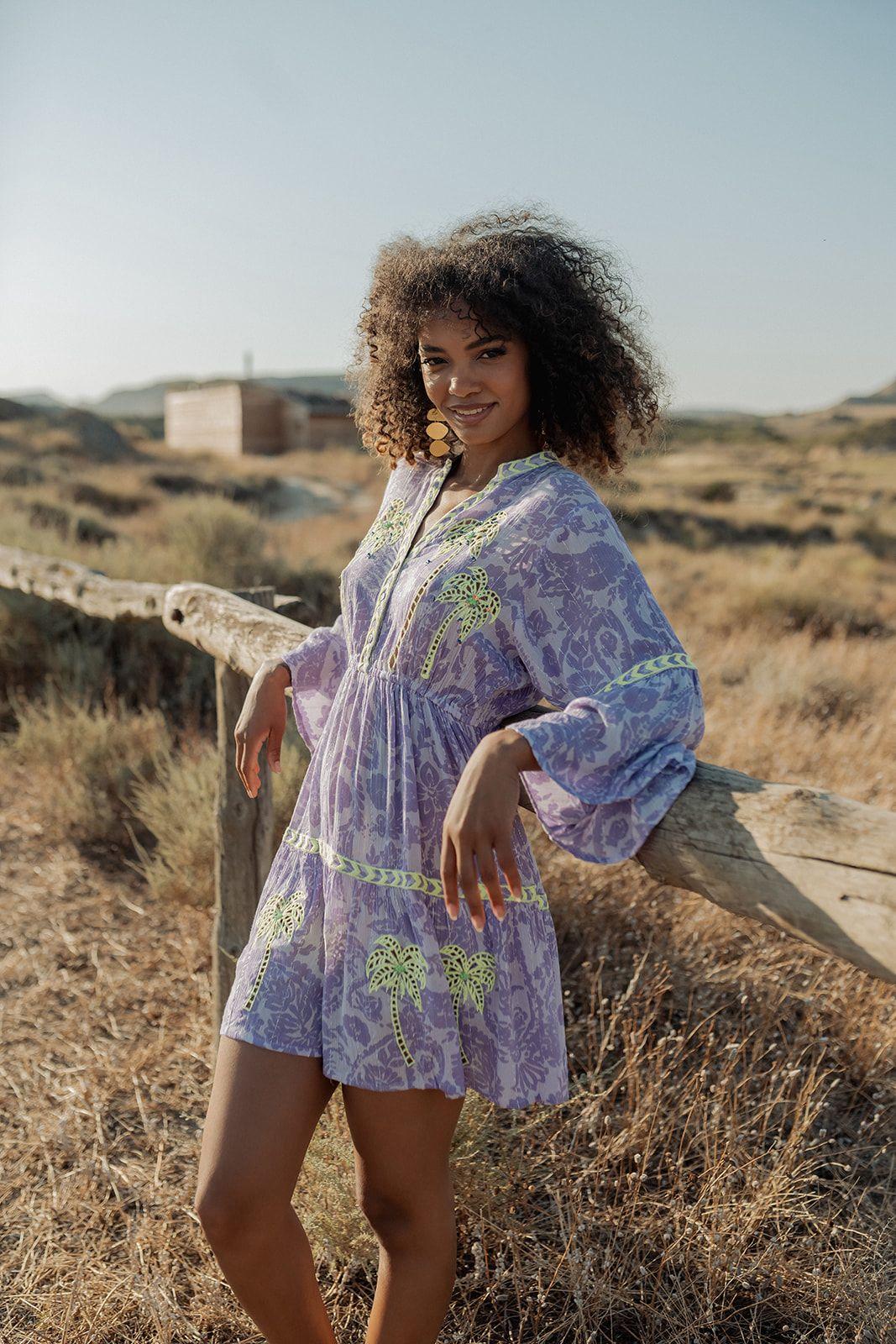 VESTIDO LARGO MARRAKECH AQUA PITI CUITI