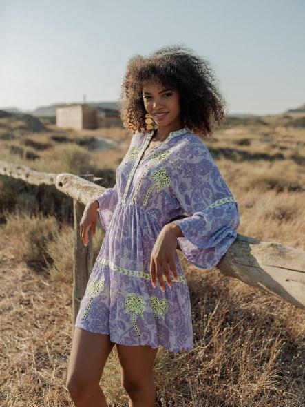 VESTIDO LARGO MARRAKECH AQUA PITI CUITI