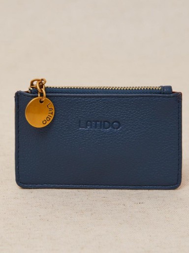 Cartera tarjetero azul Latido [0]