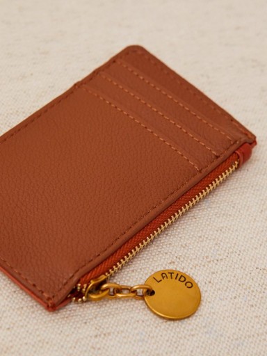 Cartera tarjetero naranja Latido [0]