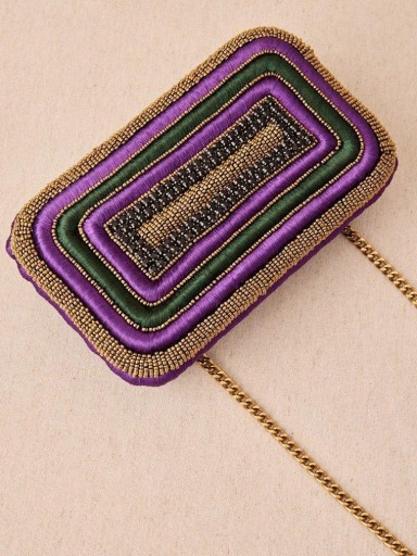 Bolso fiesta Latido morado y verde  [0]