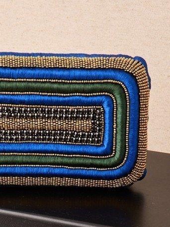 Bolso fiesta Latido azul y verde  [0]