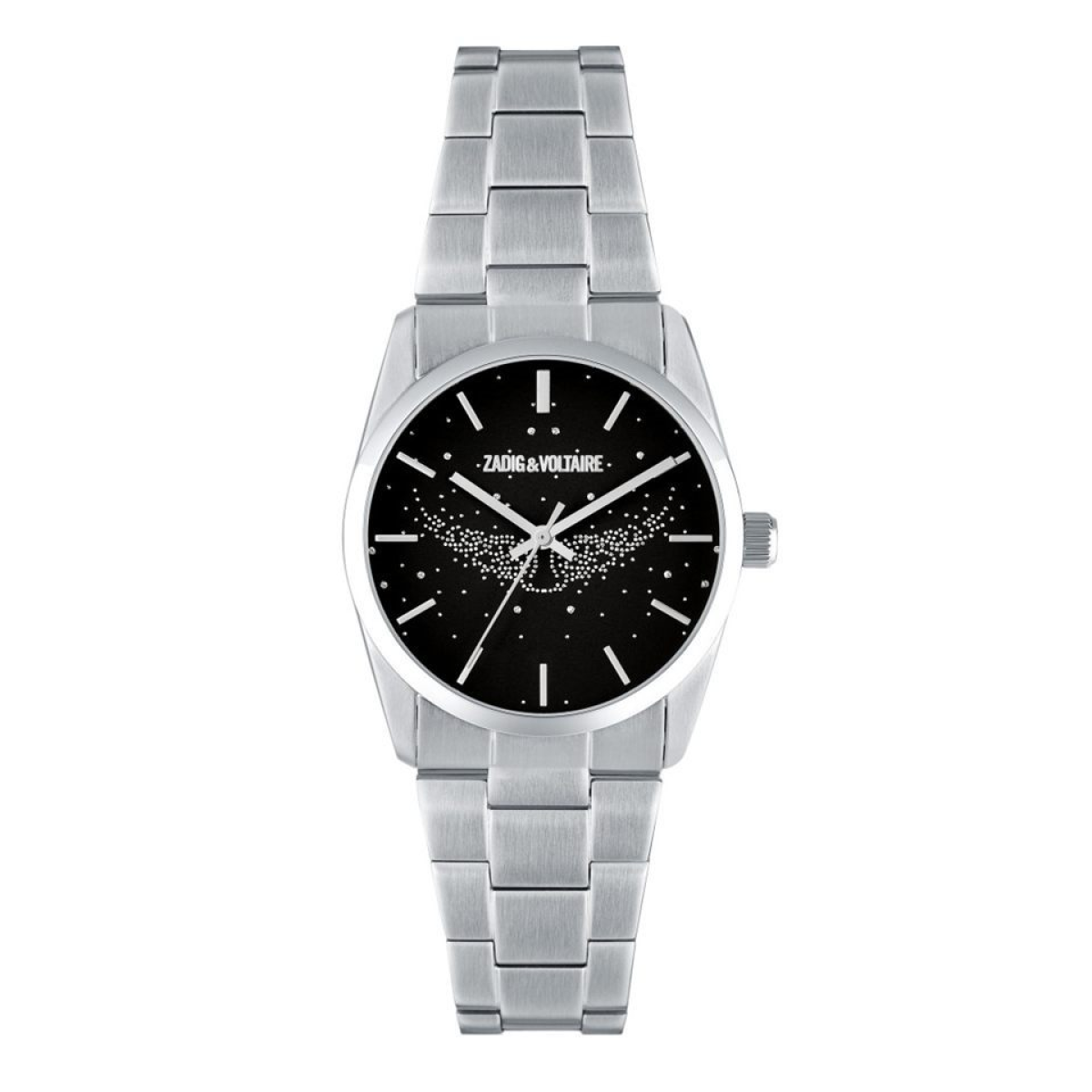 Reloj Zadig & Voltaire acero alas negro