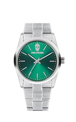 Reloj Zadig & Voltaire acero mini skull verde