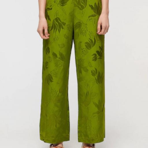 PANTALÓN JACQUARD VERDE 