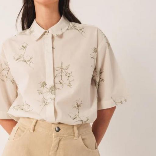 CAMISA POPELIN ESTAMPADA 