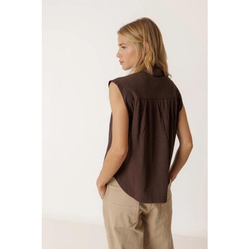 CAMISETA COMBINADA BORDADA  [2]