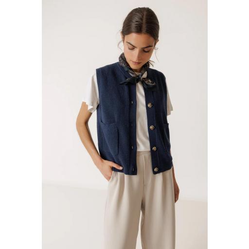 CHALECO DE PUNTO ARROZ  [1]