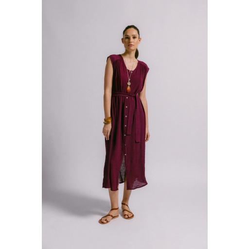 VESTIDO OLIMPIA BURDEOS 