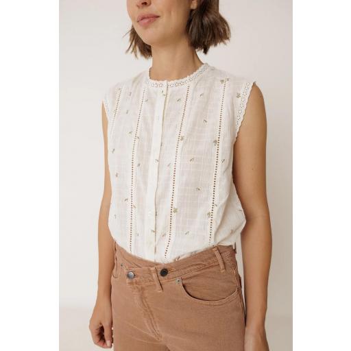 CAMISA ESTAMPADA TIPO SELLO 