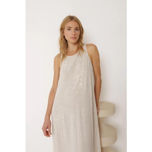 VESTIDO BORDADO MATURALEZA  [0]