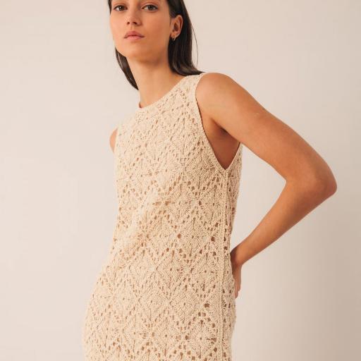 VESTIDO MIDI CROCHET  [1]