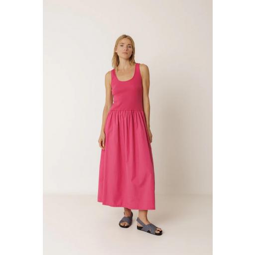 VESTIDO POPELIN COMBINADO  [1]