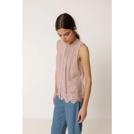 CAMISETA BORDADA COMBINADA  [0]