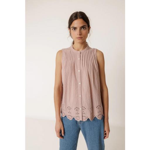 CAMISETA BORDADA COMBINADA  [1]