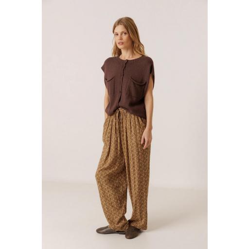 PANTALÓN ESTAMPADO FLUIDO  [0]