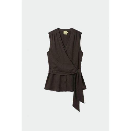 CAMISA SATINADA CON LAZADA  [2]
