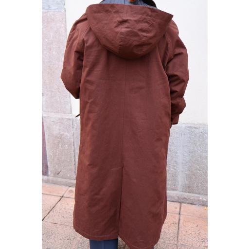 PARKA ACOLCHADA EN TEJIDO DE ALGODÓN ATERCIOPELADO REPELENTE AL AGUA  [3]