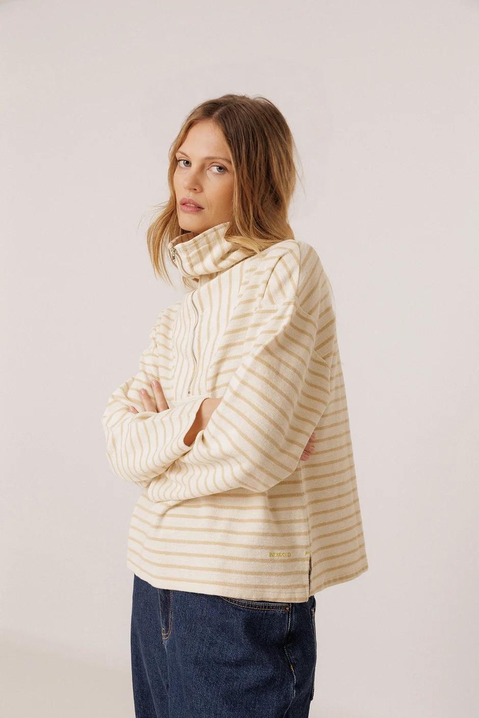 SUDADERA FELPA MARINERO
