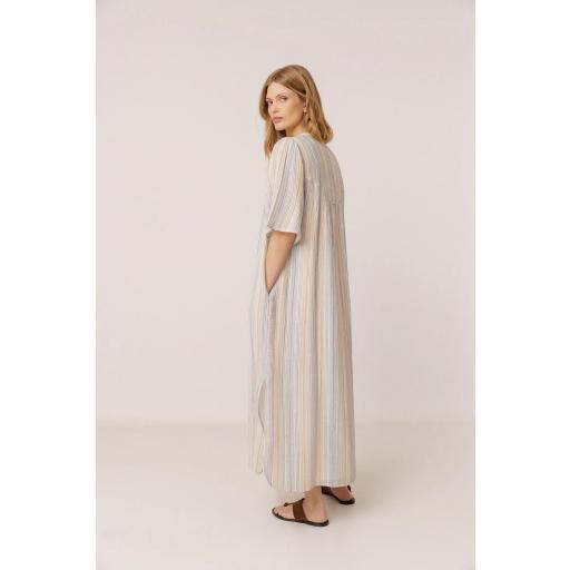 VESTIDO RAYAS DOBLE GASA [3]