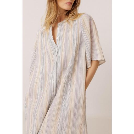 VESTIDO RAYAS DOBLE GASA [2]