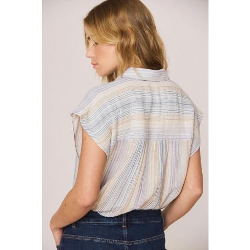 BLUSA RAYAS DOBLE GASA  [3]