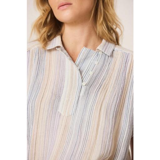BLUSA RAYAS DOBLE GASA  [1]