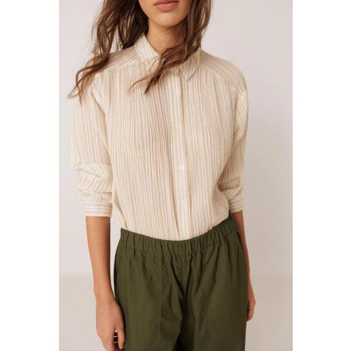 CAMISA RAYAS DOBLE GASA 