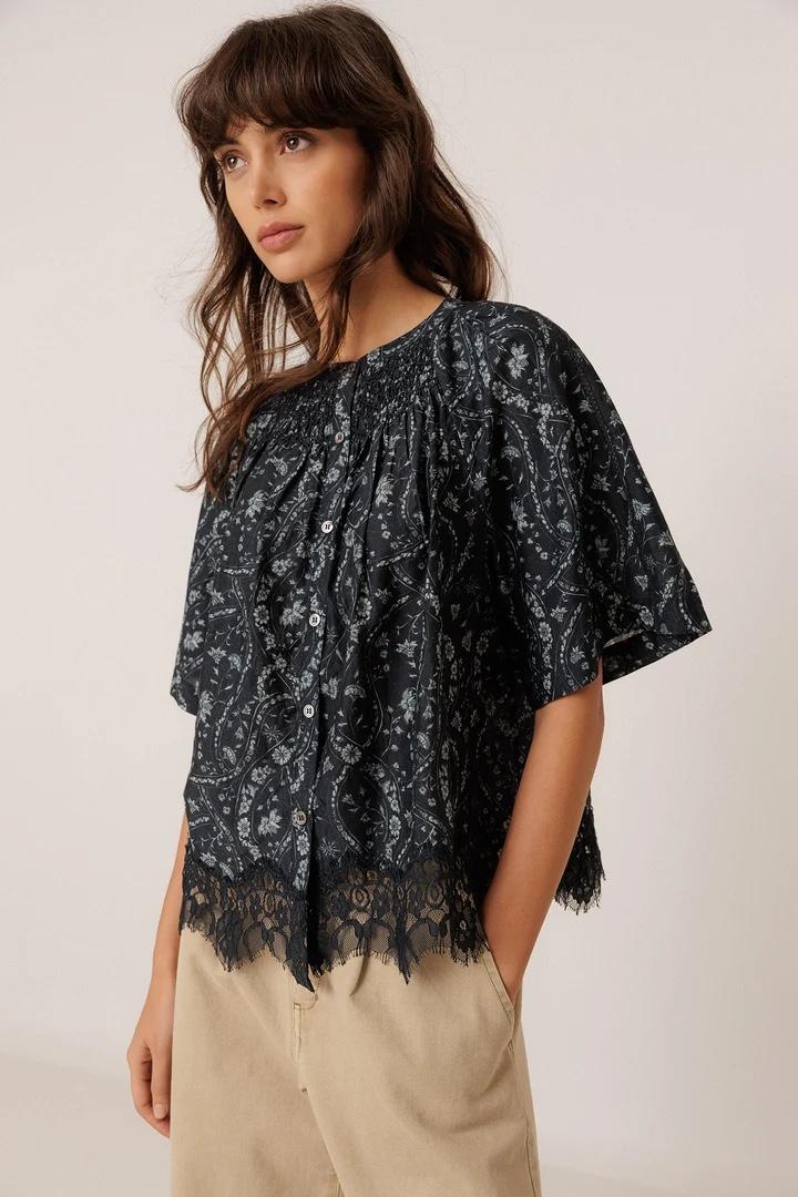 BLUSA CROP VINTAGE