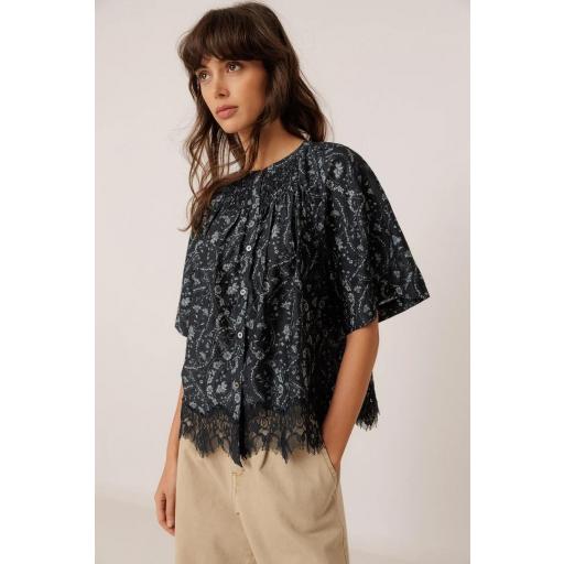 BLUSA CROP VINTAGE