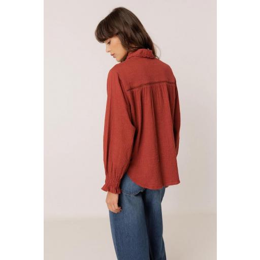 CAMISA ROMÁNTICA DOBLE GASA  [3]