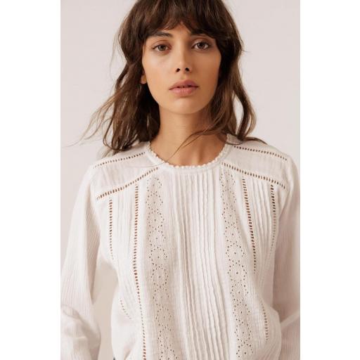 BLUSA ROMNTICA DOBLE GASA