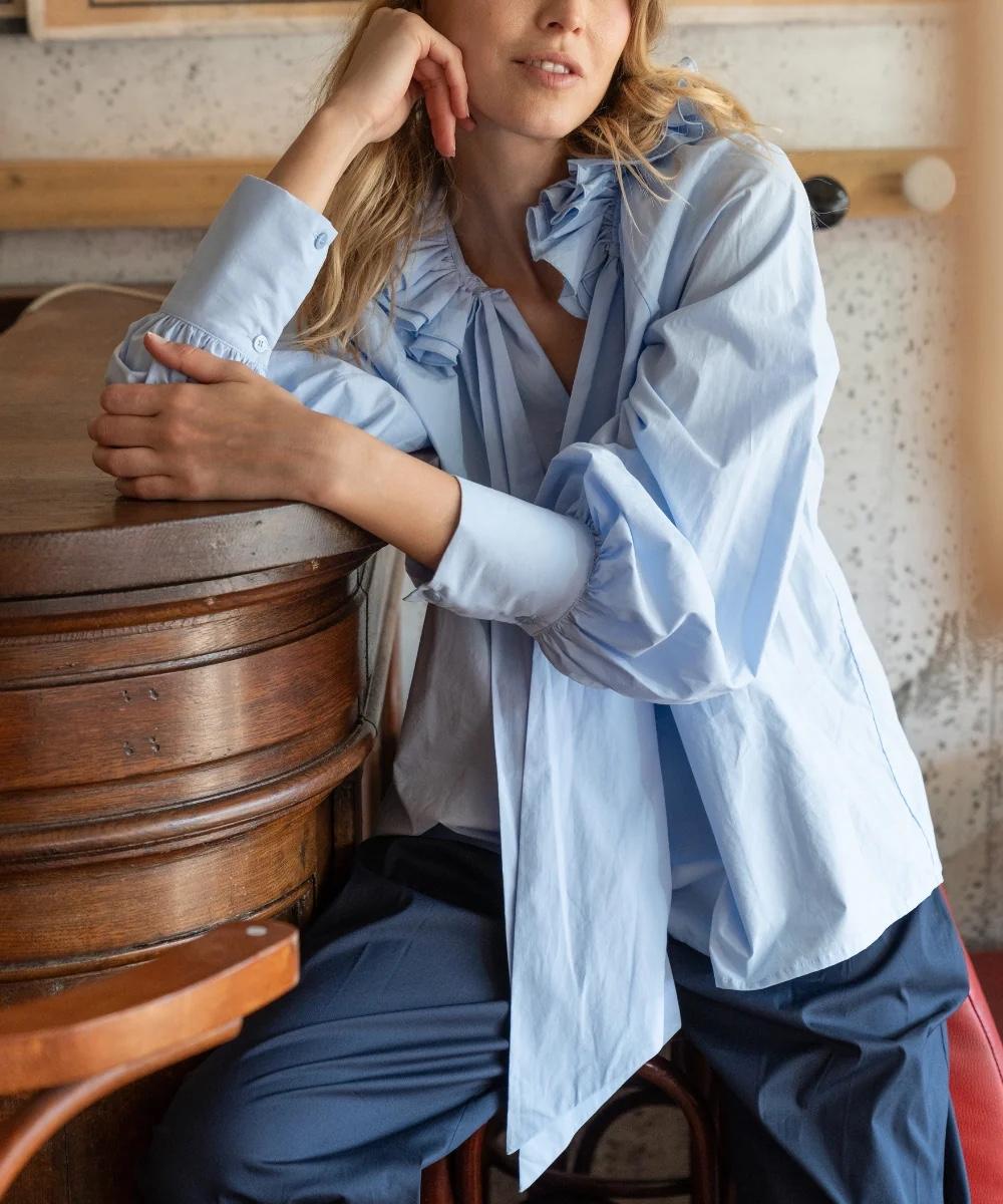 PIERRE BOW SHIRT
