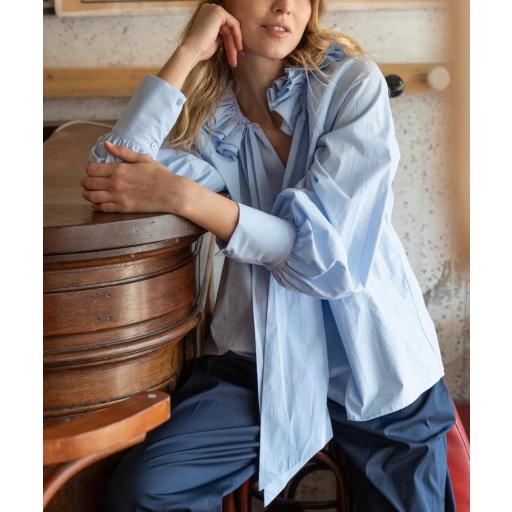 PIERRE BOW SHIRT  [0]