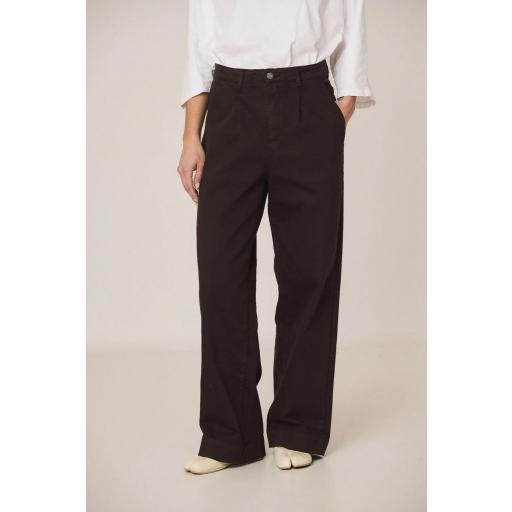 PANTALÓN WIDE LEG ALGODÓN  [2]