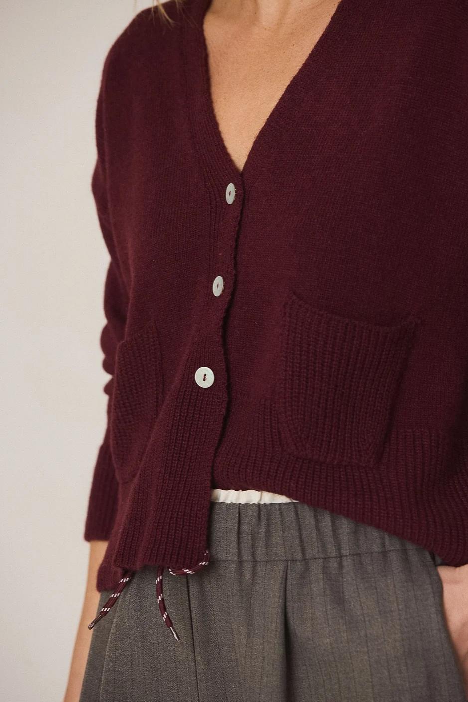 CHAQUETA CON CASHMERE
